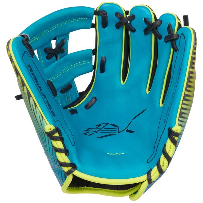 Rawlings REV1X Series 11.75” Glove - Teal/Yellow/Black