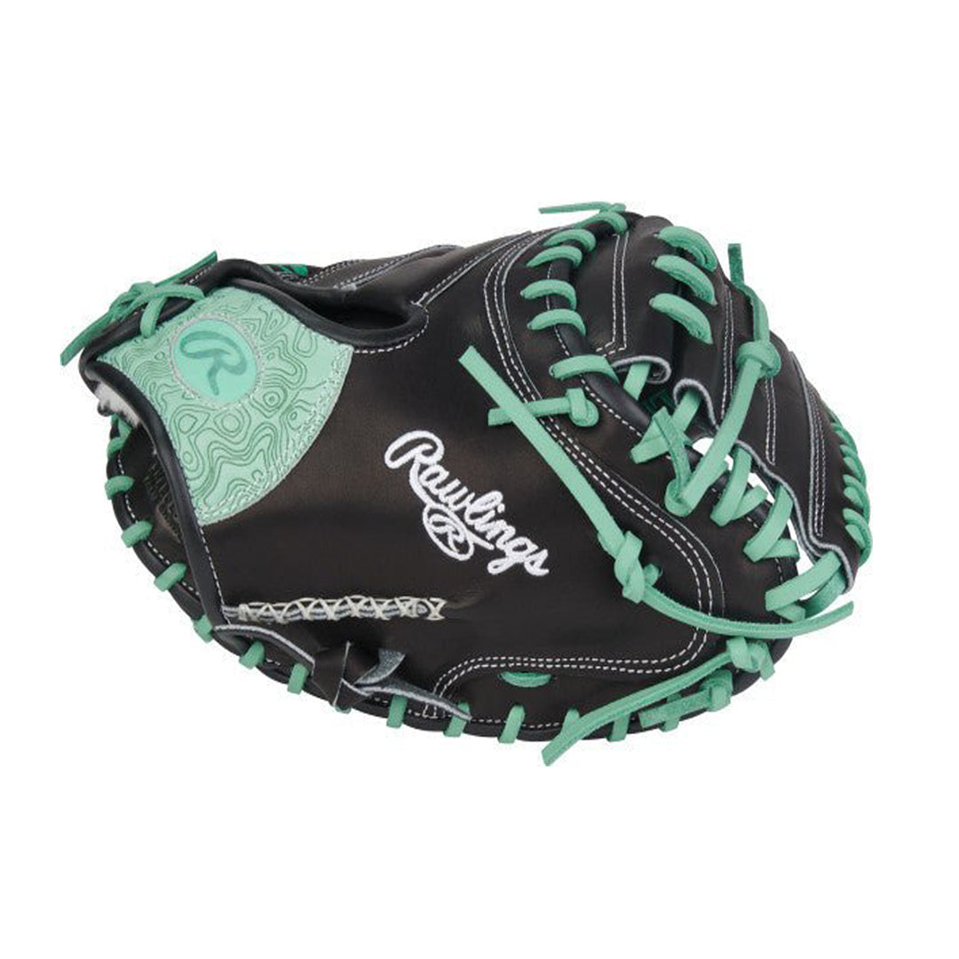 Rawlings PRO PREFERRED SERIES CATCHERS MITT 33” - Black/Mint