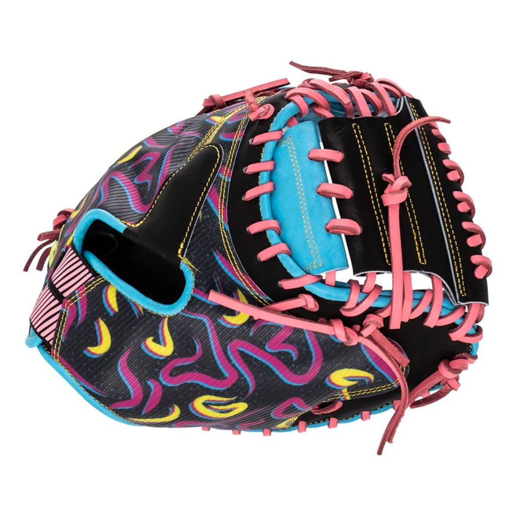 Rawlings REV1X Catchers Mitt 34” - Columbia Blue/Black